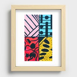 Jazzy Recessed Framed Print