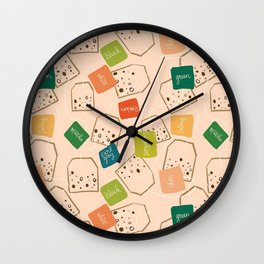 A Tangle of Teas Wall Clock