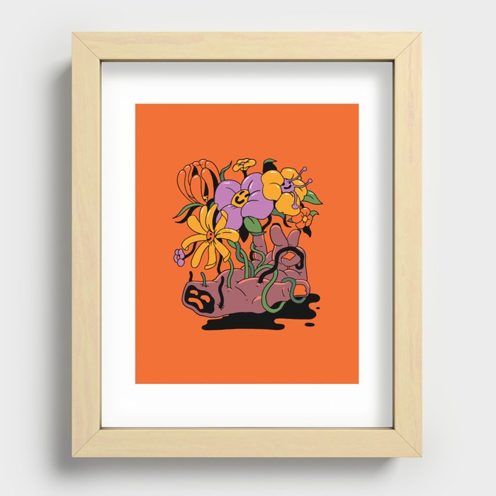 Back to life Recessed Framed Print