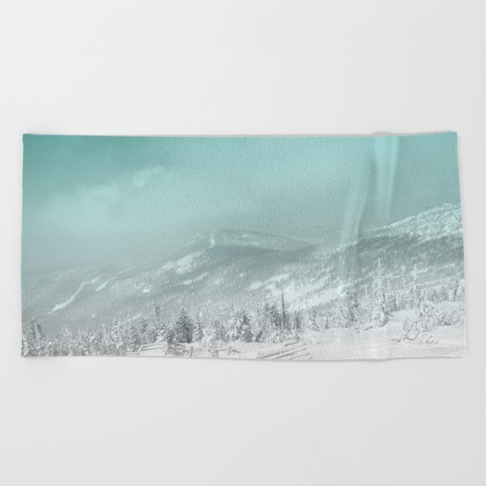 Blue mountains 2 Beach Towel