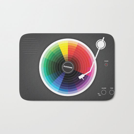 Pantune - The Color of Sound Bath Mat