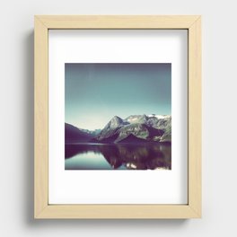 Mountain Recessed Framed Print