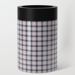 Lavender Blue And Grey Buffalo Plaid,Lavender Blue And Grey Check,Lavender Blue And Grey Gingham Check,Lavender Blue And Grey Tartan,Lavender Blue And Grey Pattern, Can Cooler
