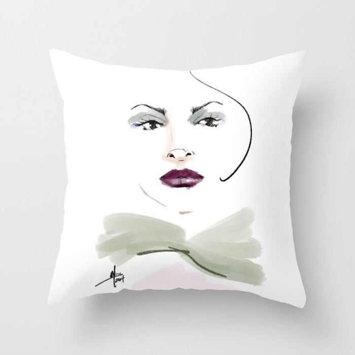 Fashionable Intentions Throw Pillow