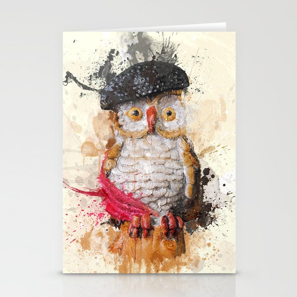 Spain Owl Stationery Cards