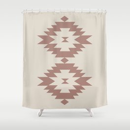 Southwestern Minimalism - Dark Rose Shower Curtain