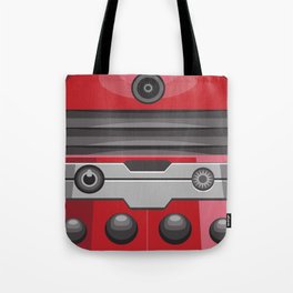 Dalek Red - Doctor Who Tote Bag | Sci-Fi, Vector, Illustration, Movies & TV 