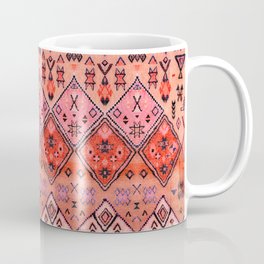 Bohemian Berber Orange Handmade Moroccan Fabric Texture Coffee Mug