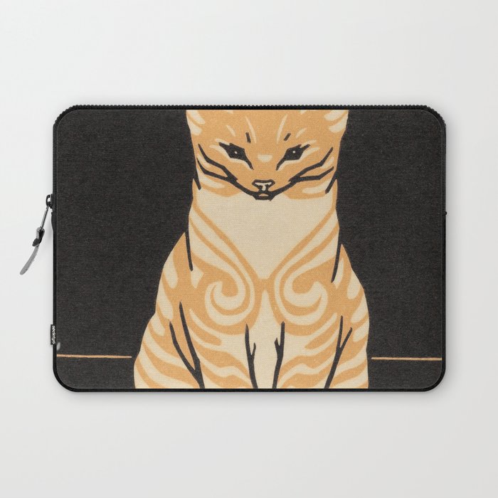 Sitting Cat Laptop Sleeve