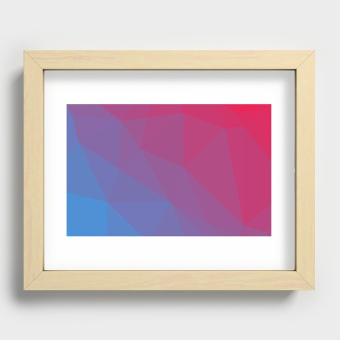 Neon Sunrise  Recessed Framed Print