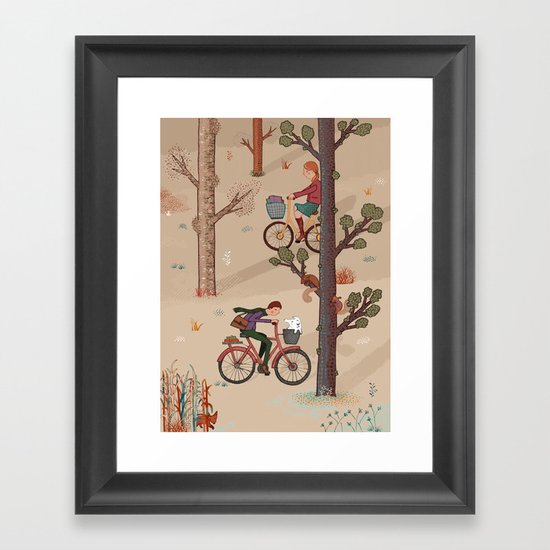 Cross Paths Framed Art Print
