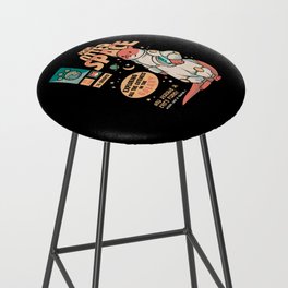 Otter Space Astronaut Other Gravity Galaxy Comics by Tobe Fonseca Bar Stool