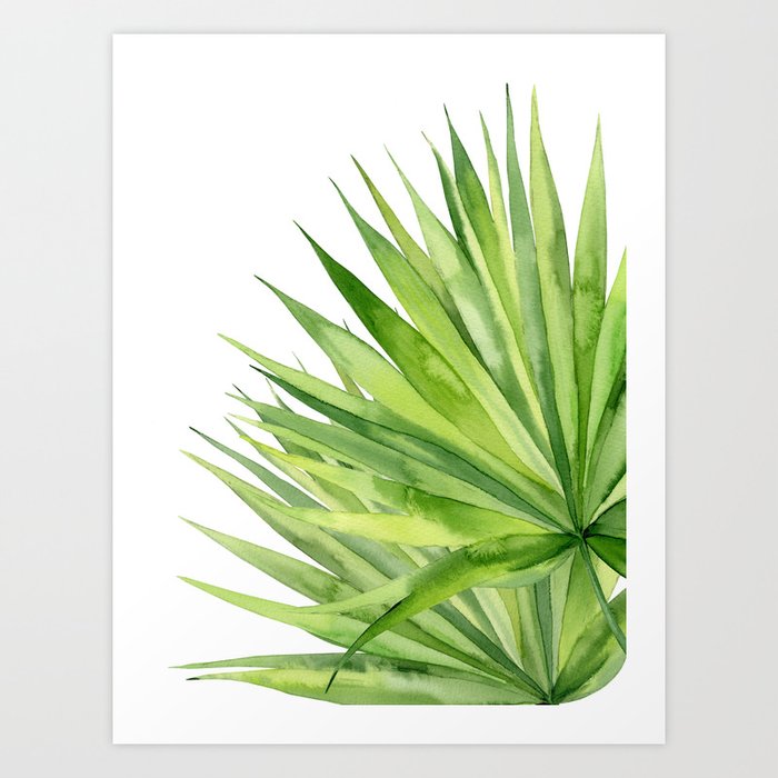 Discover the motif PALM FRONDS by Art by ASolo as a print at TOPPOSTER