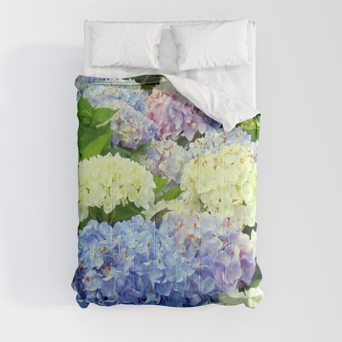 Hydrangea Flowers Mix Comforter