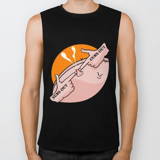 Suns Out Guns Out Zit Biker Tank