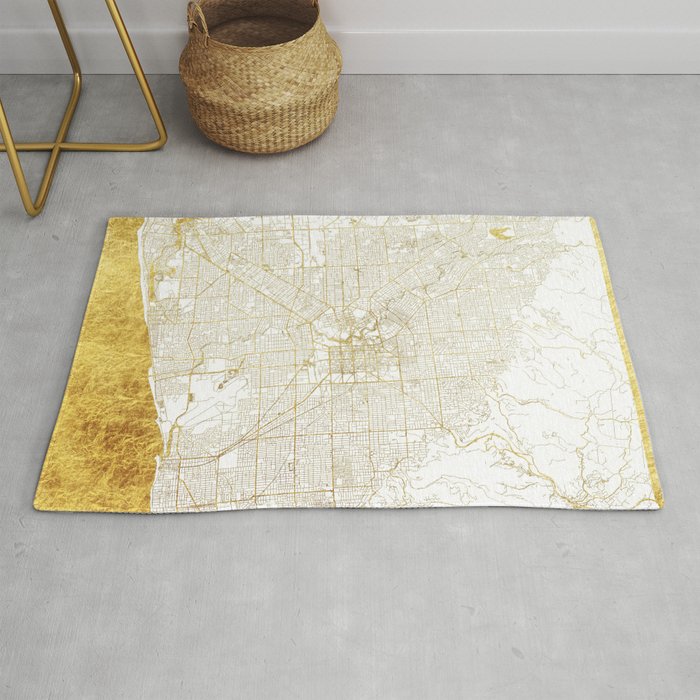 Adelaide Map Gold Rug By Hubertroguski Society6 Adelaide Map Gold Rug By Hubertroguski