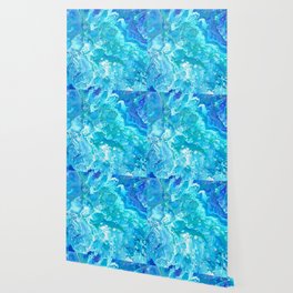 Aqua Ocean Blue Wallpaper