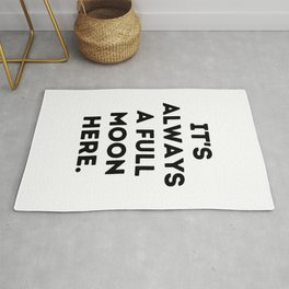 Funny Bathroom Signs Area & Throw Rug