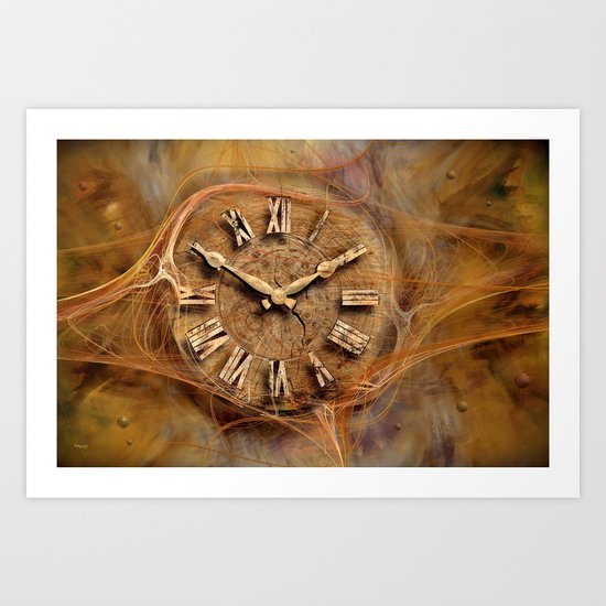 Tempus fugit ! Art Print