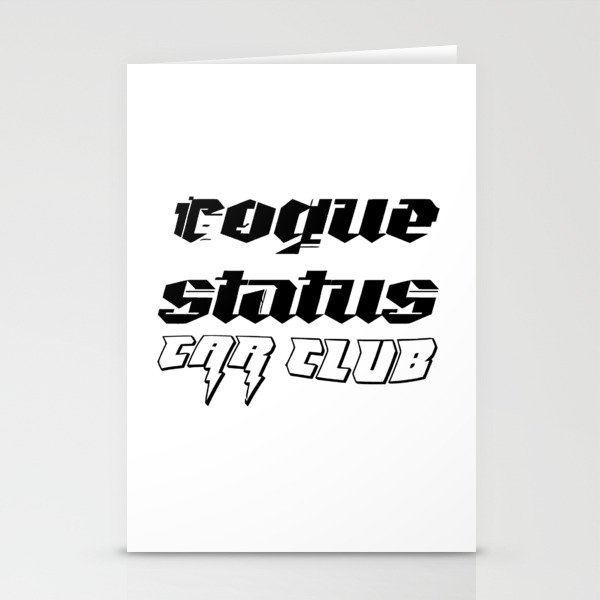 Rogue Status ECU GLITCH Classic T-Shirt Stationery Cards