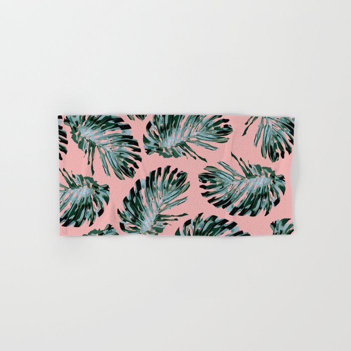Green print hotsell bath towels