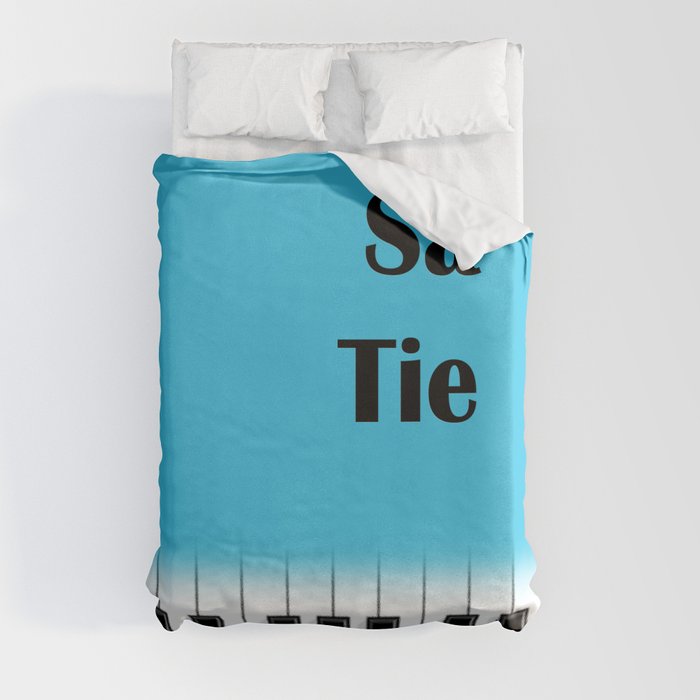 Satie and piano - interesting design for music lover Duvet Cover