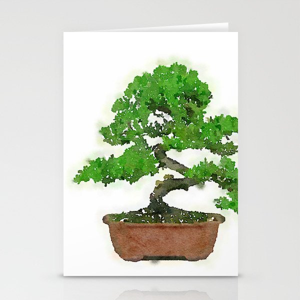 Japanese Bonsai Tree Stationery Cards