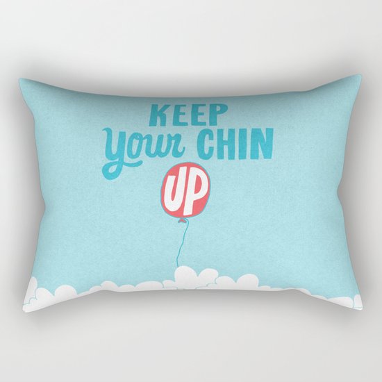 Keep Your Chin Up Rectangular Pillow