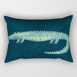 Alligator - or maybe Crocodile Rectangular Pillow