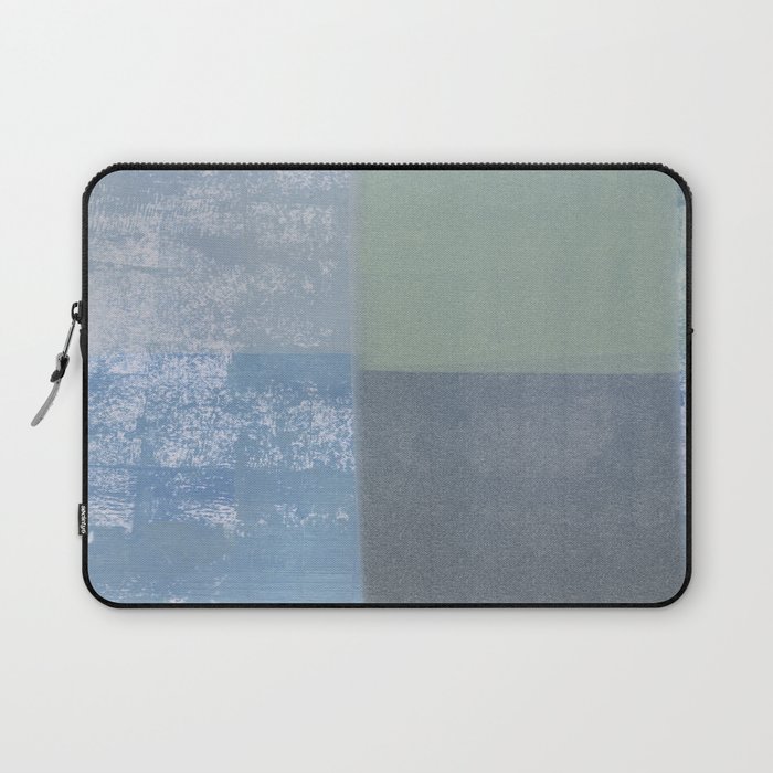 Navy Blue Abstract Art Print Home Decor Poster Navy Blue Abstract Art Print Home Decor Poster Laptop Sleeve