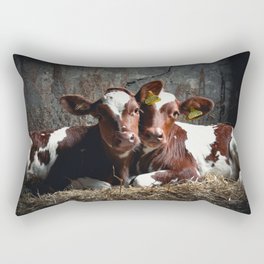 Bovine Friends Rectangular Pillow