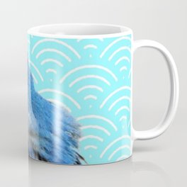 AQUA SPRING BLUE BIRD ART Coffee Mug
