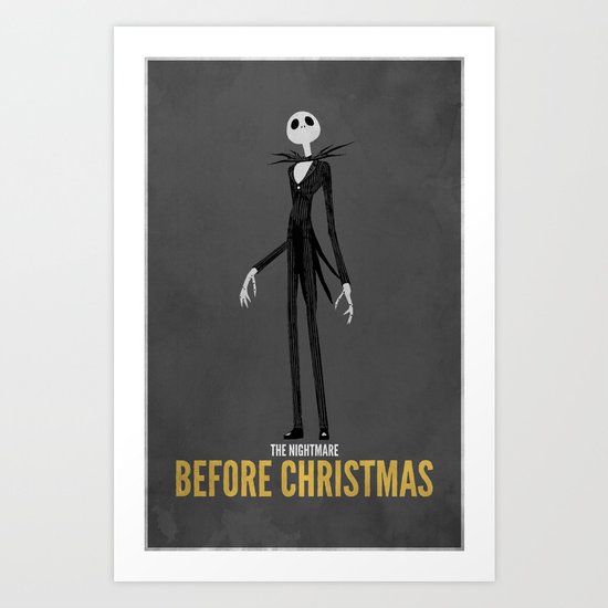 The Nightmare Before Christmas Art Print