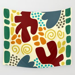 Abstract vintage colors pattern collection 15 Wall Tapestry