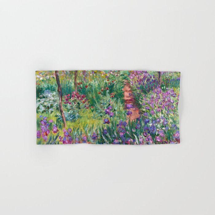 The Artist S Garden At Giverny By Claude Monet 1900 Hand Bath