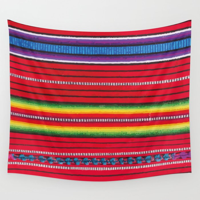 Mexican sales tapestry fabric