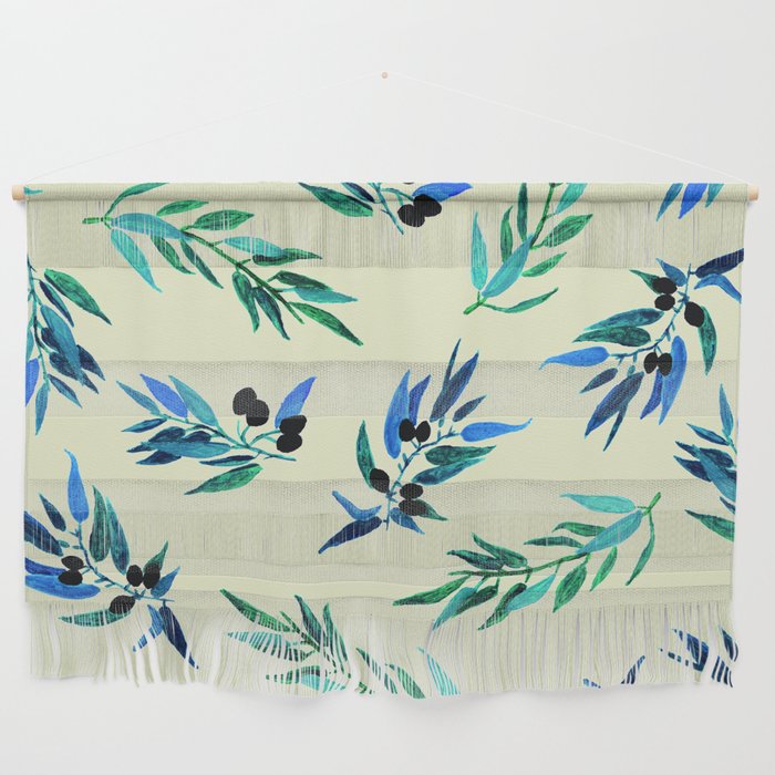 Olive leaves beige Wall Hanging