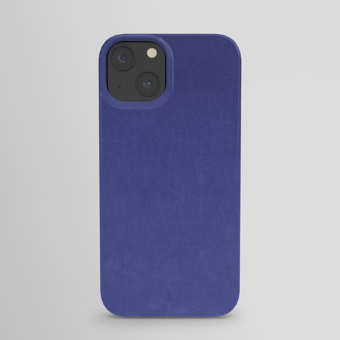 Royal Blue Velvet iPhone Case