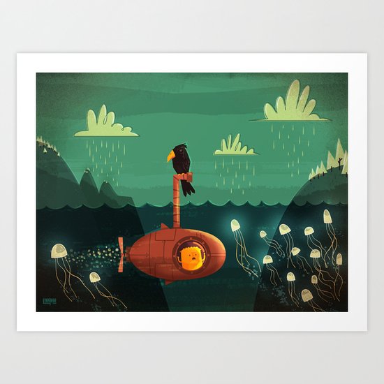 Submarine Art Print