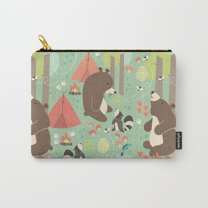 Bears of Summer  Carry-All Pouch
