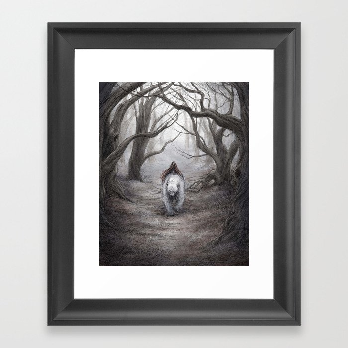 East of the Sun and West of the Moon Framed Art Print