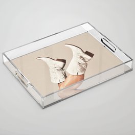 These Boots - Neutral / Beige Acrylic Tray