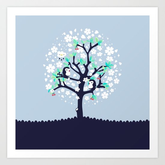 Bloomy Art Print
