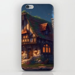 Stone Medieval Cozy Cottage Inn iPhone Skin