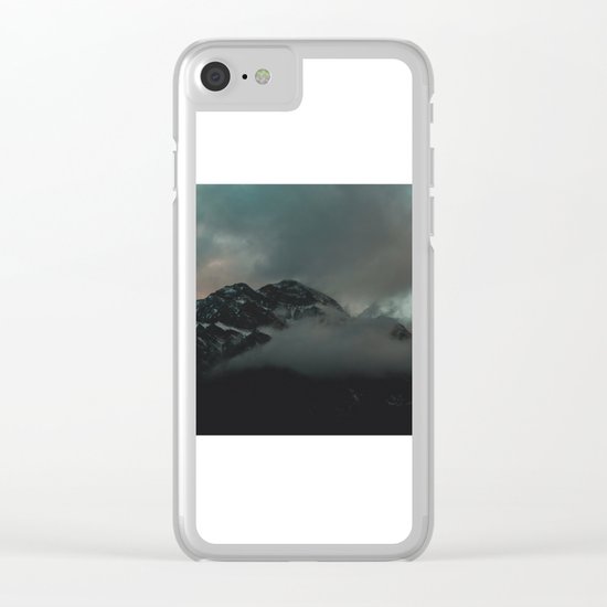 Mountain in the Clouds Clear iPhone Case