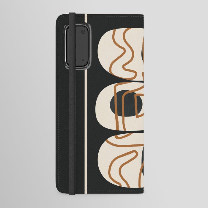 Line Form Abstraction 8 Android Wallet Case