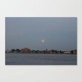 Full Moon at Sunset I Canvas Print
