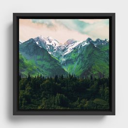 Escaping from woodland heights IV Framed Canvas