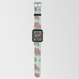 Vintage Japanese Flowers And Waves Apple Watch Band