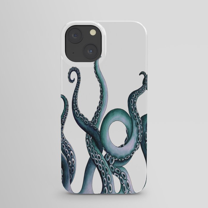 Kraken Teal iPhone Case